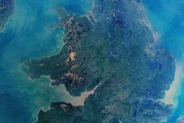 Image: Wales from Space (Credit: NASA)